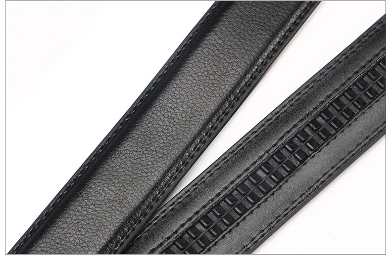 3.5cm Men Belt Fashion Alloy Automatic Buckle Belt Business Casual Decoration Men's Belts Men's Belts Luxury