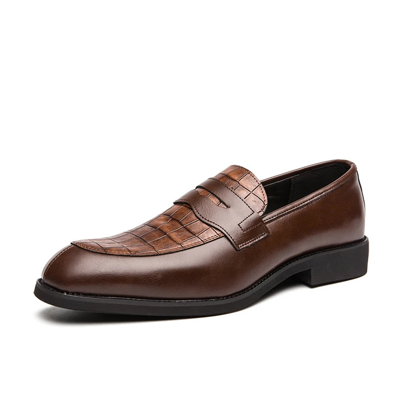 Luxurious Mens Casual Shoes Fashion Low Heel Men's Shoes Men Loafers Male Shoes Casual British Style Shoes Designer Shoes Men