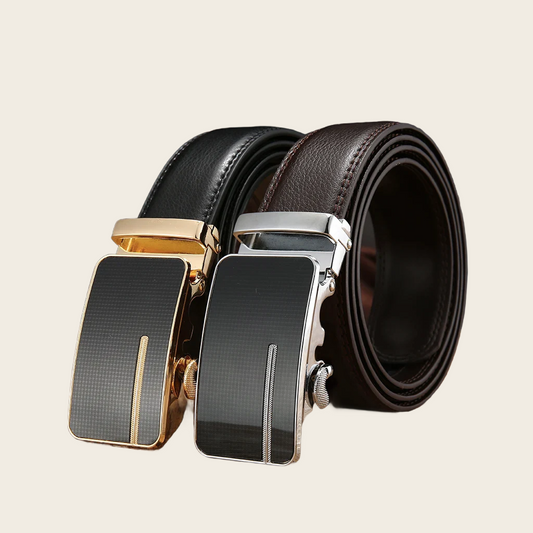 Automatic Buckle Leather Belt for Men