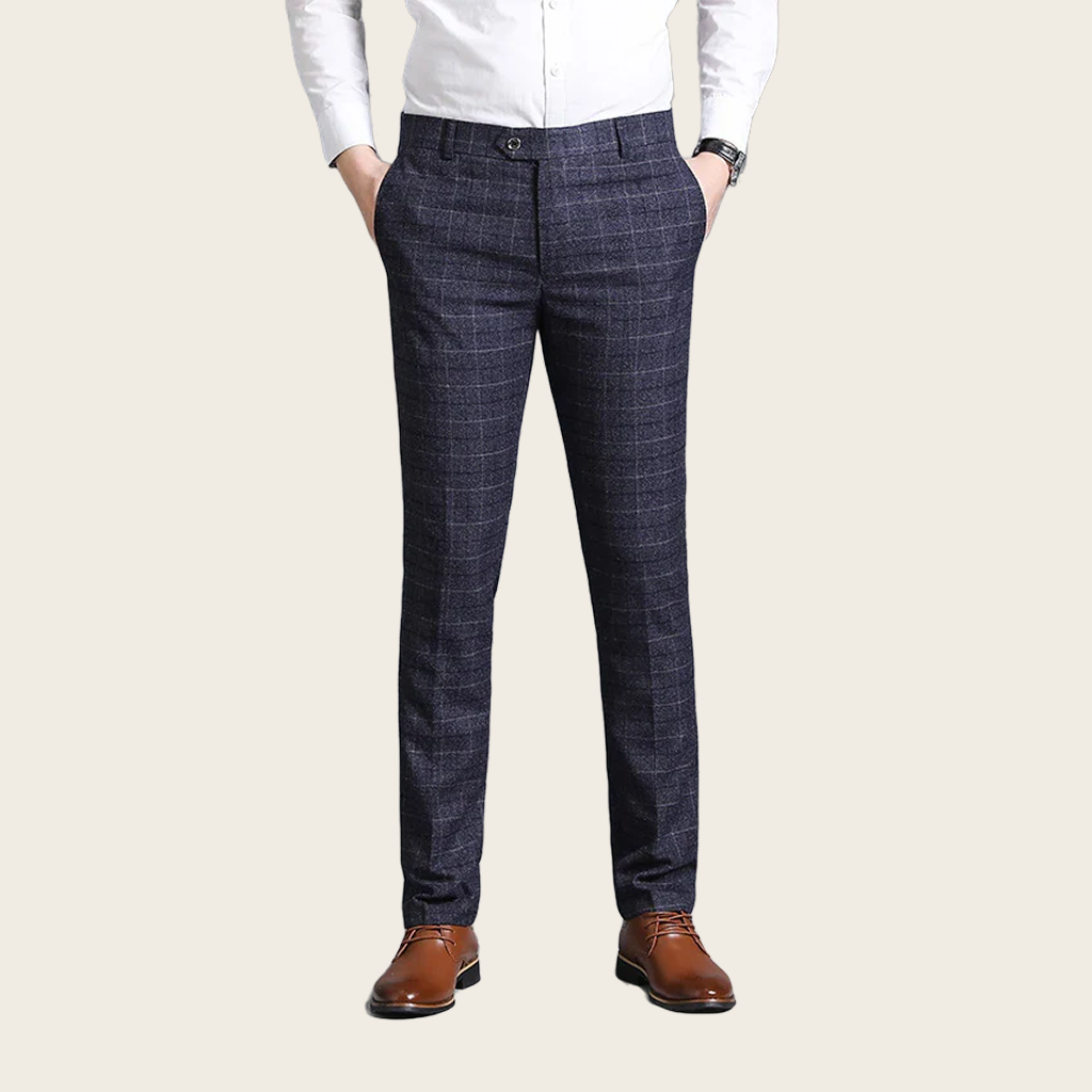 Men’s Slim-Fit Formal Trousers