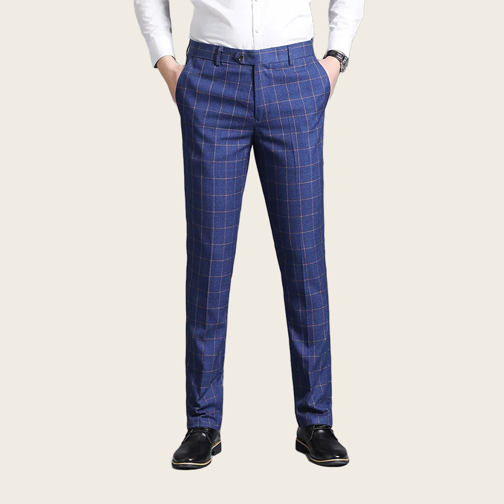 Men’s Slim-Fit Formal Trousers