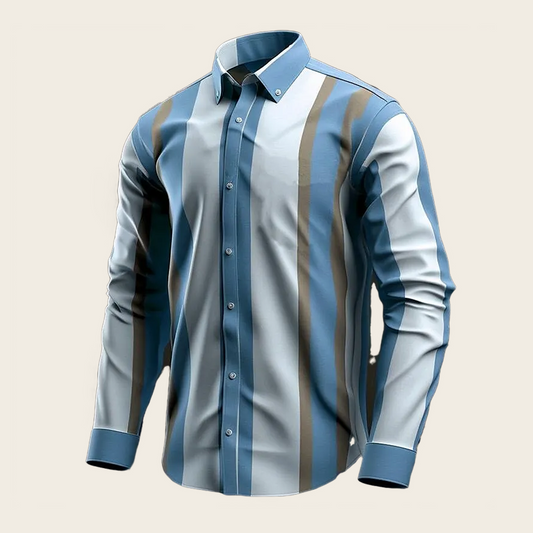 Striped Men's Casual Shirt