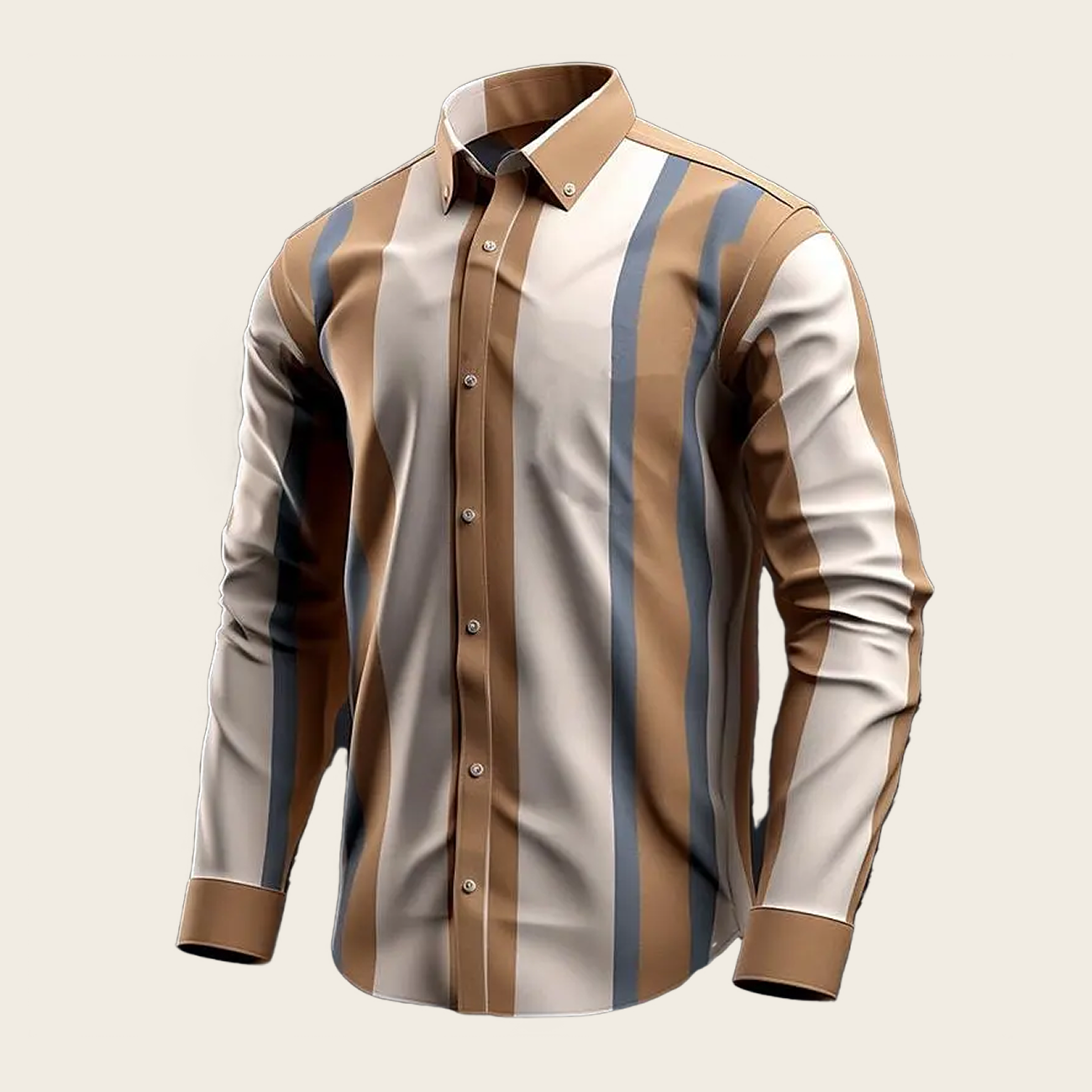 Striped Men's Casual Shirt