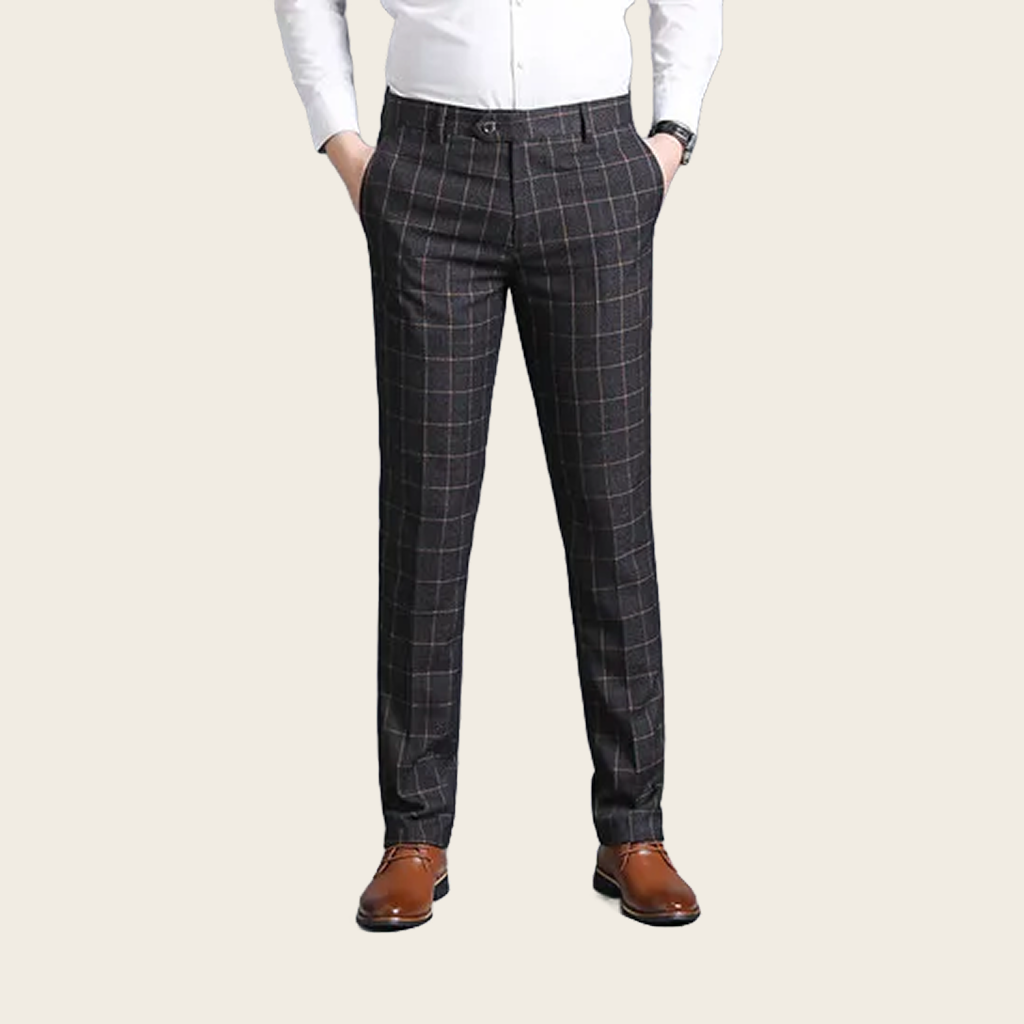 Men’s Slim-Fit Formal Trousers