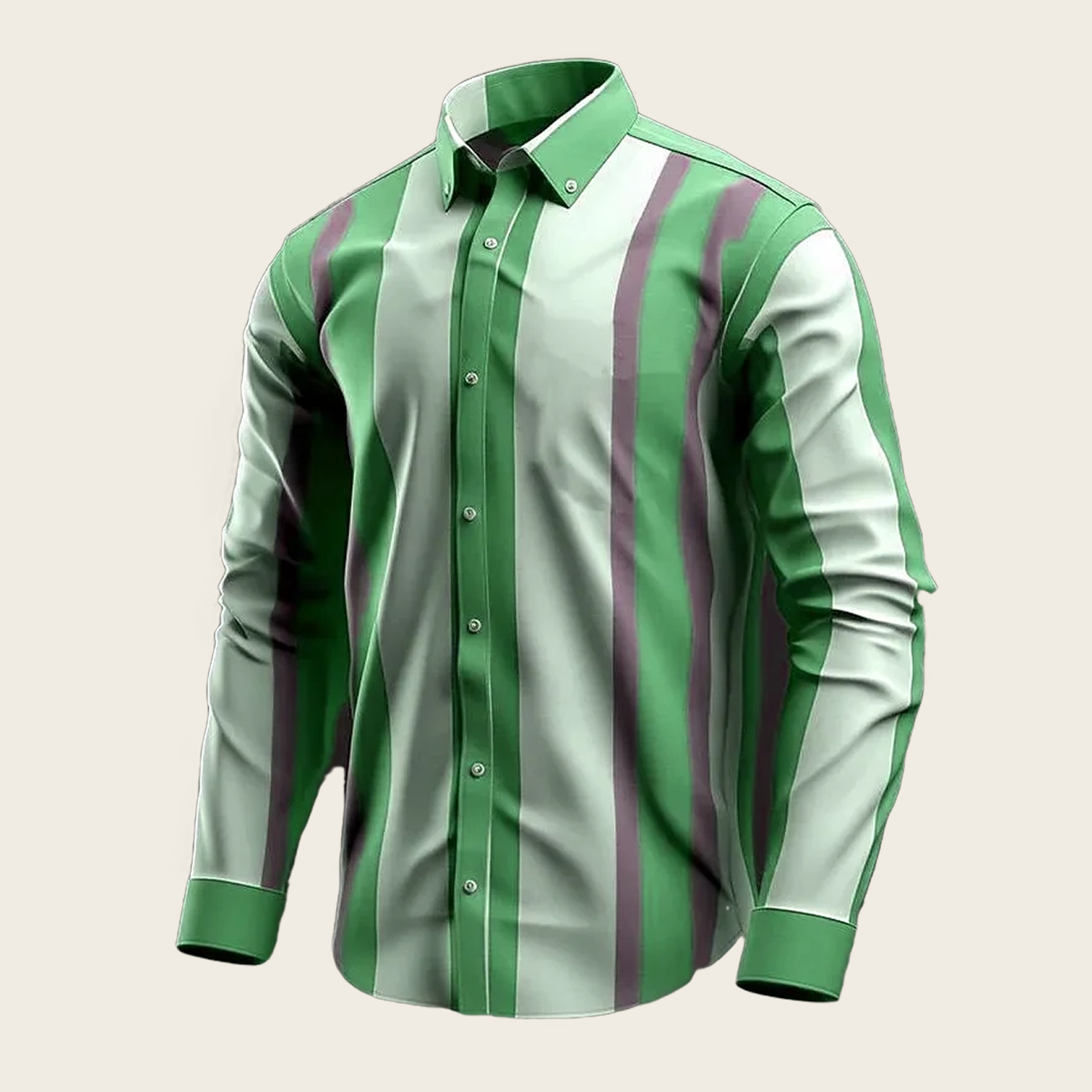 Striped Men's Casual Shirt