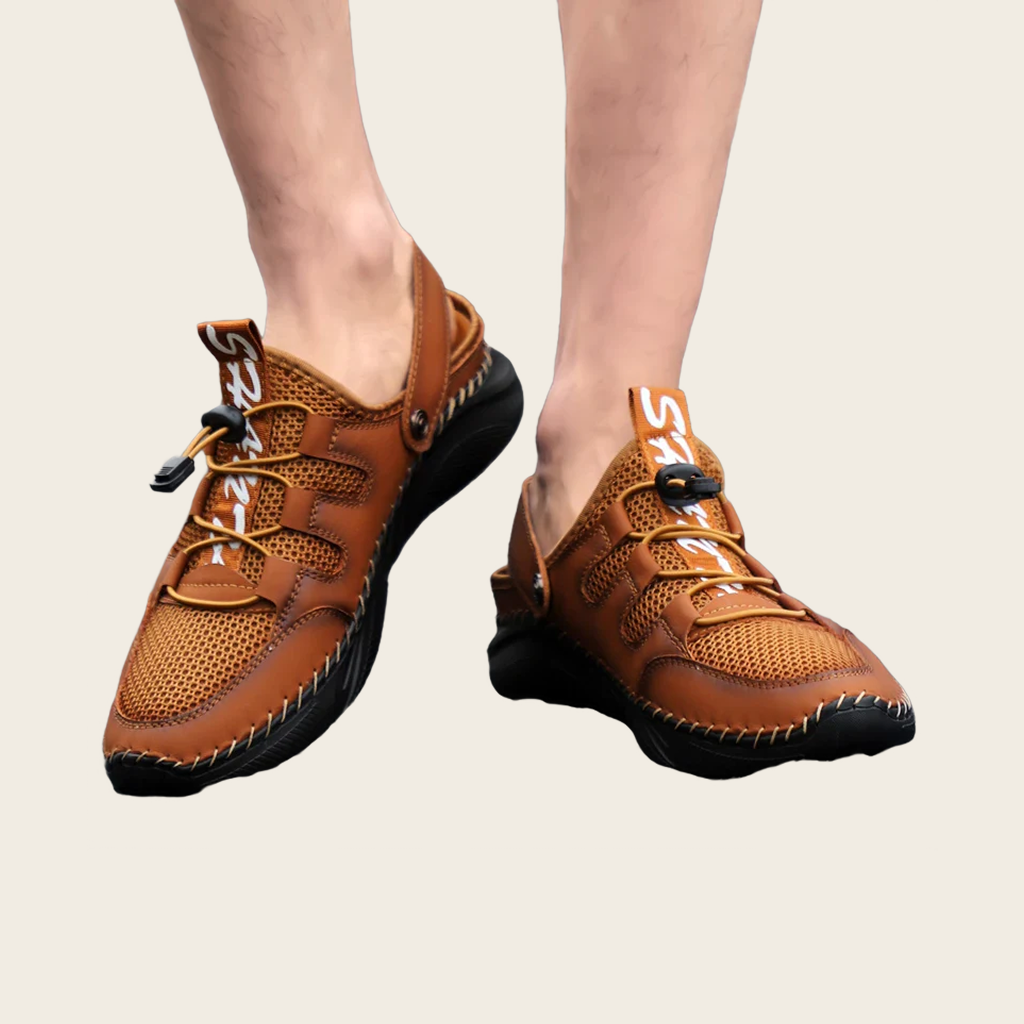 Leather Slip-On Casual Shoes