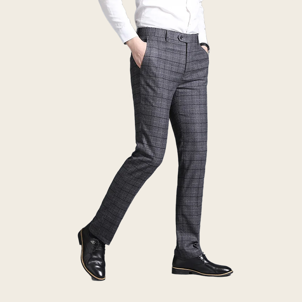 Men’s Slim-Fit Formal Trousers