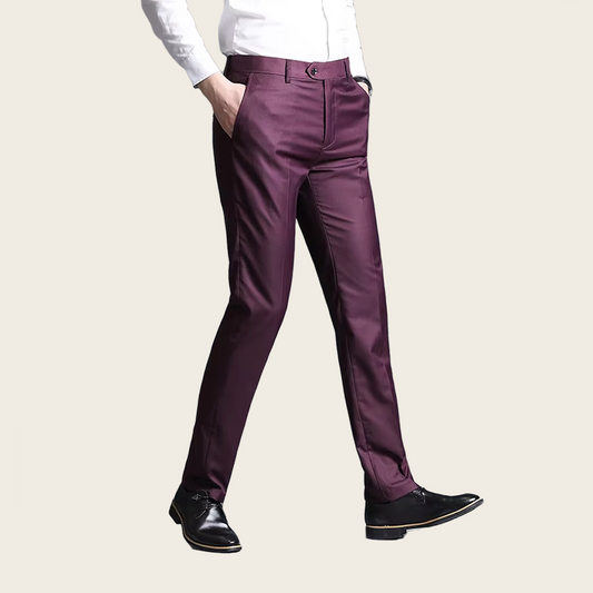 Men’s Slim-Fit Formal Trousers