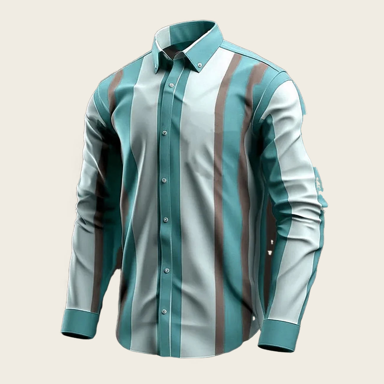 Striped Men's Casual Shirt